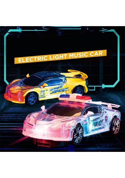 Elektrikli Evrensel Tekerlekli Oyuncak Arabalar Atalet Hafif Müzik ile Otomobil Araç Oyuncak Modeli Erkek Spor Yarış Çocuklar Eğitici Bulmaca Oyuncaklar (Yurt Dışından) modelleri