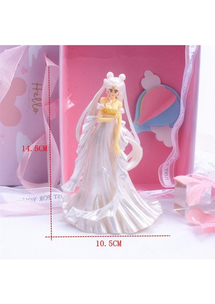 15 cm Japonya Anime Prenses Kraliçe Aksiyon Figürü Pvc Gelinlik Koleksiyon Model Oyuncaklar (Yurt Dışından)