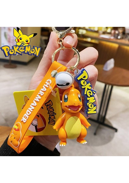 Hakiki Pokemon Charmander Anahtarlık Kawail Pokémon Aksiyon Figürü Anahtarlık Anime Karikatür Modeli Sevimli Çocuk Oyuncakları Bebek Çocuk Hediye (Yurt Dışından) fırsatları