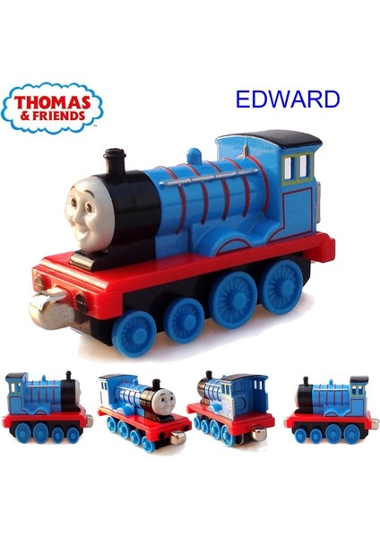 1:43 Thomas ve Arkadaşları Eski Manyetik Lokomotif Edward Mavi No. 2 Tren ve No.2 Aksesuarları Arabası Erkek Oyuncakları Doğum Günü Hediyesi (Yurt Dışından) modelleri