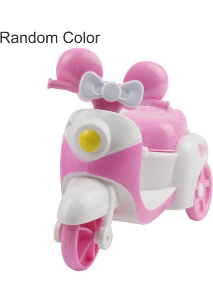 Küçük Süsler Motosiklet Güzel Kız Bebek Küçük Süsler Scooter (Yurt Dışından)