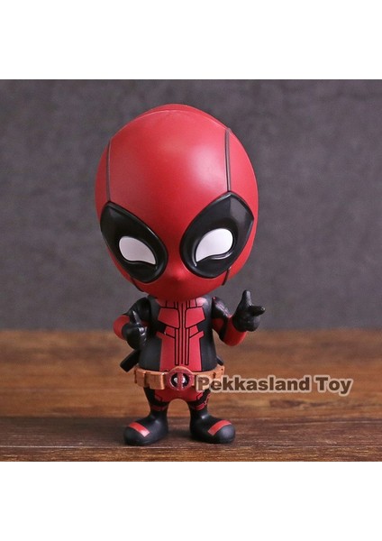 Sıcak Oyuncaklar Cosbaby Deadpool Mini Pvc Action Figure Koleksiyon Model Oyuncak Bobble Kafa Bebek (Yurt Dışından)