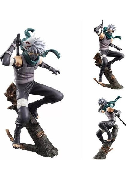 23 cm Anime Naruto Anbu Ninja Koyu Hatake Kakashi Manga Heykelcik Heykeli Pvc Action Figure Koleksiyon Model Oyuncak Bebekler Dekorasyon (Yurt Dışından)
