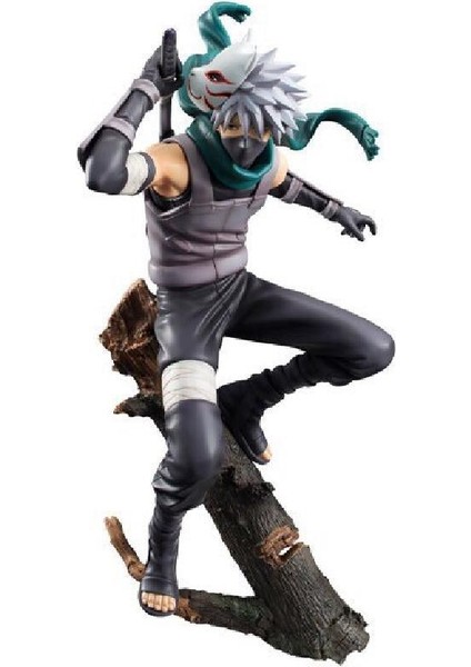 23 cm Anime Naruto Anbu Ninja Koyu Hatake Kakashi Manga Heykelcik Heykeli Pvc Action Figure Koleksiyon Model Oyuncak Bebekler Dekorasyon (Yurt Dışından)