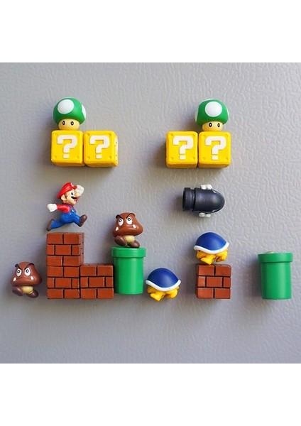 Orijinal Süper Mario 3D Buzdolabı Mıknatısları Buzdolabı Mıknatısı Mesaj Etiket Yetişkin Adam Kız Erkek Çocuk Çocuk Oyuncakları Doğum Günü Hediyeleri (Yurt Dışından) indirimleri