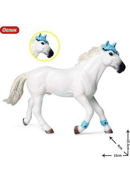 Oenux Orijinal Orman Vahşi Steed Çiftlik Hayvanı At Modeli Aksiyon Figürleri Klasik Amerikan Clydesdale At Pvc Figürler Oyuncak Çocuk (Yurt Dışından) fiyatları