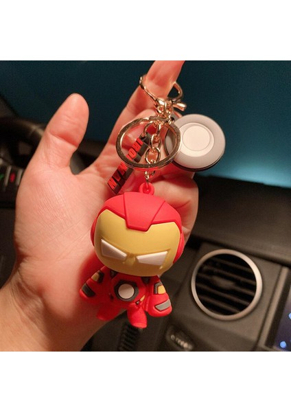 Disney Avengers Kahraman Aksiyon Figürü Anahtarlık Marvel Anime Karikatür Örümcek Adam Demir Adam Modeli Kaptan Amerika Anahtarlık Çocuk Kız Oyuncakları (Yurt Dışından)