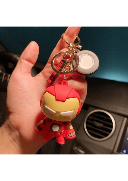 Disney Avengers Kahraman Aksiyon Figürü Anahtarlık Marvel Anime Karikatür Örümcek Adam Demir Adam Modeli Kaptan Amerika Anahtarlık Çocuk Kız Oyuncakları (Yurt Dışından)