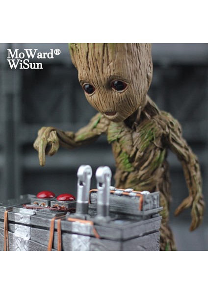Moward Groot Wisun Film Ağacı Adam Bebek Aksiyon Figürü Kahraman Modeli Guardians Galaxy Model Oyuncak Masa Dekorasyon Çocuk Için Hediyeler (Yurt Dışından)