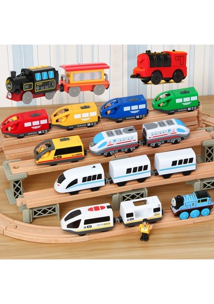 Çocuklar Rc Elektrikli Tren Seti Lokomotif Manyetik Tren Döküm Yuvası Oyuncak Ahşap Tren Demiryolu Rayı Oyuncakları Çocuklar Için Hediyeler Için Fit (Yurt Dışından) fırsatları