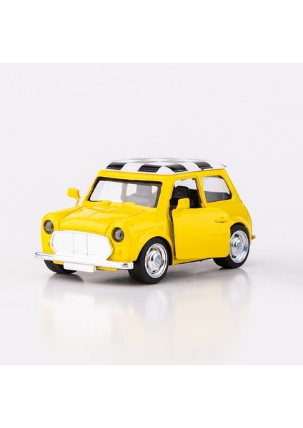 1/36 Diecasts Serisi 5 Inç Mini Coop 12.5cm Alaşım Oyuncak Arabalar Kapılar Açılabilir Geri Çekin Dönüş Polis Erken Eğitim Araba 2021 (Yurt Dışından) fiyatları