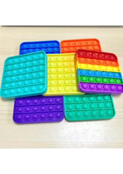 【etop】 Itin Pop It Mor Kare Kıpır Kıpır Oyuncak Stres Mura Lang Rölyef Kaygı Özel Ihtiyaçları Duyusal Oyuncaklar Erkek/çocuk Rahatlatıcı Çocuk Komik Hediye (Yurt Dışından) fırsatları