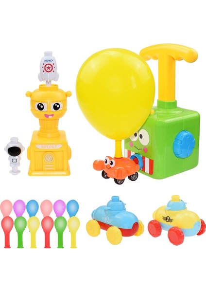 Çocuk Atalet Gücü Balon Araba Bilim Deney Oyuncak Bulmaca Eğlenceli Atalet Gücü Araba Balon Erken Eğitim Çocuk Hediye (Yurt Dışından)