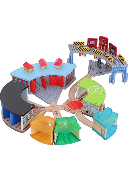 Ahşap Otopark Garaj Seviyesi Garaj Playset Parçalar ile Bebekler Için Asansör Otopark Eğitici Oyuncaklar Erkekler ve Kızlar Için (Yurt Dışından)