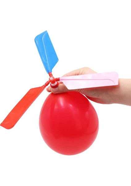 10 Adet Topları Balonlar Helikopter Düdük ile Uçan Çocuklar Açık Oyun Oyuncak Podazz (Yurt Dışından)