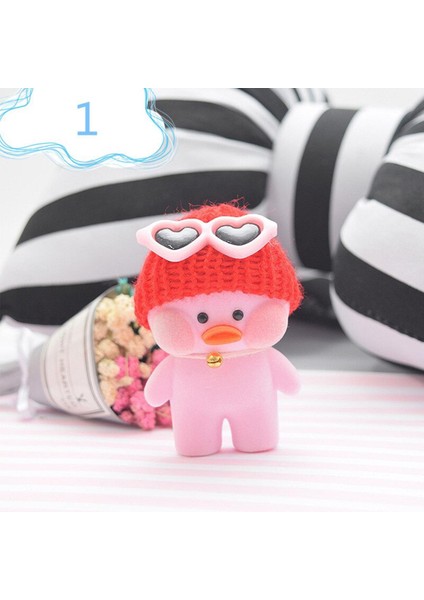 50*80MM Lalafanfan Sevimli Bebekler Kawaii Cafe Mimi Sarı Ördek Aksiyon Figürü Araba Dekorasyon Yapışkan Bant Oyuncaklar Çocuklar Için (Yurt Dışından)