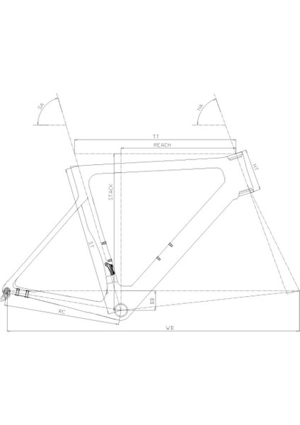 Fire 5.3 Ucı Aero Yol Bisikleti 53 cm 24 Vites Mat Siyah