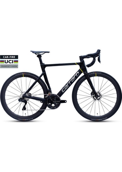 Fire 5.3 Ucı Aero Yol Bisikleti 53 cm 24 Vites Mat Siyah