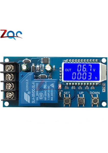 Dc 6-60V 30A LCD Kurşun-Asit Güneş Pili Şarj Regülatörü Koruma Levhası Şarj Cihazı Zaman Anahtarı 12V 24V 36V 48V Pil Kapasitesi (Yurt Dışından)