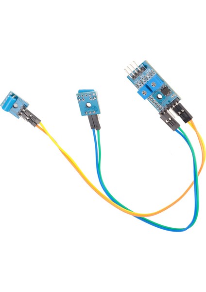 Alarm Sensörleri Kartı, 2 Yollu Titreşim Sensörü Modülü LM393 Karşılaştırıcı SW-420 Anahtarı 3.3V-5V Endüstri Için (Yurt Dışından)