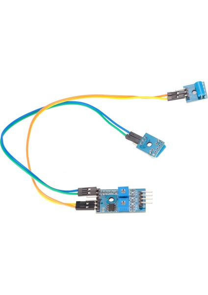 Alarm Sensörleri Kartı, 2 Yollu Titreşim Sensörü Modülü LM393 Karşılaştırıcı SW-420 Anahtarı 3.3V-5V Endüstri Için (Yurt Dışından)