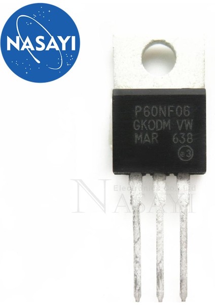 5 Adet STP60NF06 P60NF06 TO-220 (Yurt Dışından)