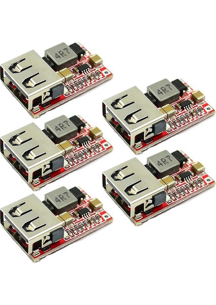 5 Adet Dc-Dc Buck Dönüştürücü Araba USB Şarj Aleti Modülü 6-24V 12V 24V Için 5V 3A Adım Aşağı Voltaj Regülatörü Besleme Modülü (Yurt Dışından)