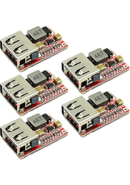 5 Adet Dc-Dc Buck Dönüştürücü Araba USB Şarj Aleti Modülü 6-24V 12V 24V Için 5V 3A Adım Aşağı Voltaj Regülatörü Besleme Modülü (Yurt Dışından)