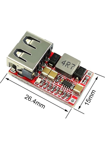 5 Adet Dc-Dc Buck Dönüştürücü Araba USB Şarj Aleti Modülü 6-24V 12V 24V Için 5V 3A Adım Aşağı Voltaj Regülatörü Besleme Modülü (Yurt Dışından)