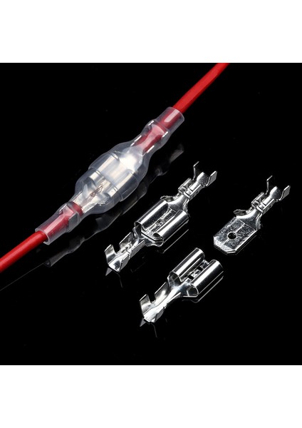 200 ADET/100 Adet Erkek/dişi Maça Sıkma Terminalleri Elektrik Yalıtım Kollu Tel Sarma Konnektörü 22-16 Awg 0.5mm2-1.5mm2 (Yurt Dışından)