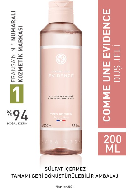 Comme Une Evidence Parfümlü Duş Jeli - 200 Ml