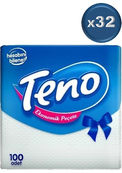 Peçete 100 Lü Pk 32 Li Set (1 Koli)