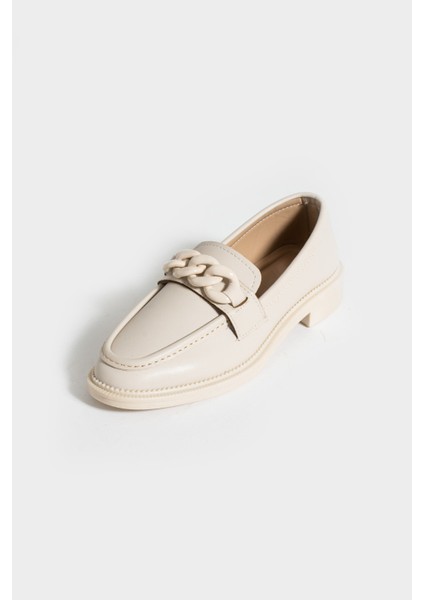 Rahat Taban Toka Detaylı Loafer Kadın Ayakkabı 61-718-23