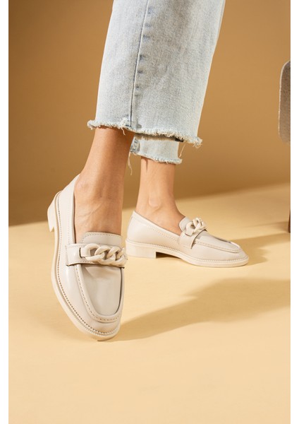 Rahat Taban Toka Detaylı Loafer Kadın Ayakkabı 61-718-23 fiyatları