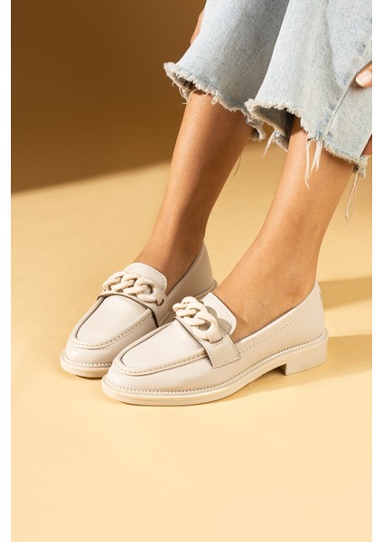 Rahat Taban Toka Detaylı Loafer Kadın Ayakkabı 61-718-23 modelleri