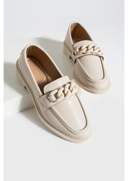 Rahat Taban Toka Detaylı Loafer Kadın Ayakkabı 61-718-23 fırsatları