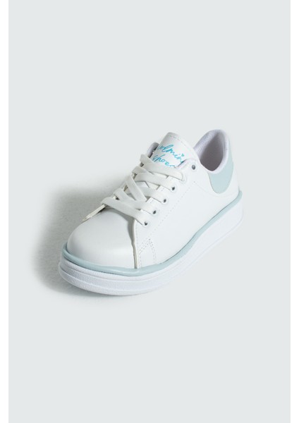 Rahat Taban Renk Şeritli Bağcıklı Kadın Sneaker 001-340-24BMAVI fiyatları