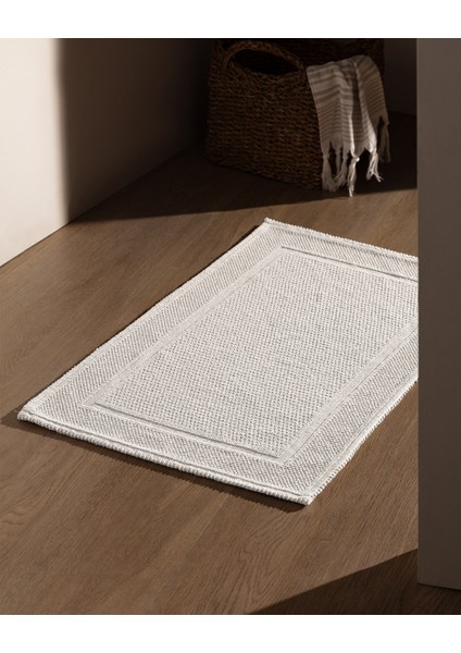 Barres Banyo Paspası - Ekru - 50 x 80 cm