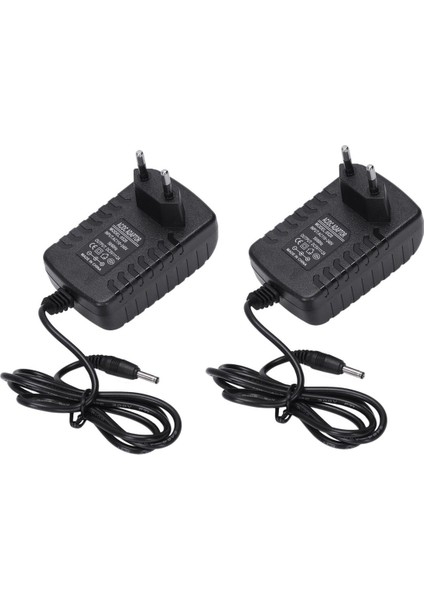 2x Ab Tak Ac 100-240V - Dc 5V 2A Adaptör Dönüştürücü Şarj Cihazı 3.5mm Siyah (Yurt Dışından)