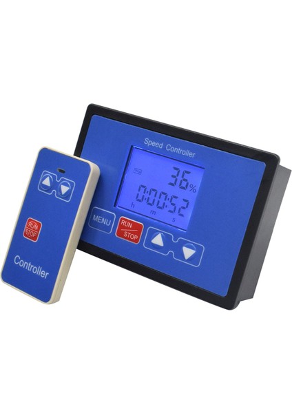 Srıwen LCD Akıllı Dijital Ekran Takometre Ayarlanabilir 30A Pwm Dc Motor Hız Kontrol Zamanlama Uzaktan Kumanda 12V 24V 36V 48V (Yurt Dışından)