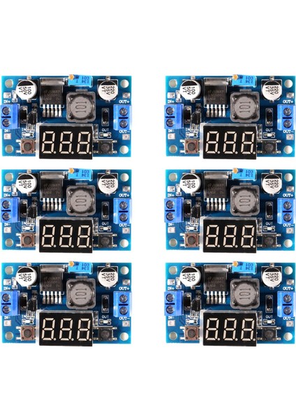 6'lı Paket LM2596S Dc-Dc Buck Dönüştürücü Azaltılmış Gerilim (Yurt Dışından)