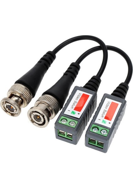 10 Adet Cctv Video Balun Cctv Pasif Alıcı-Vericiler 2000FT Mesafe (Yurt Dışından)