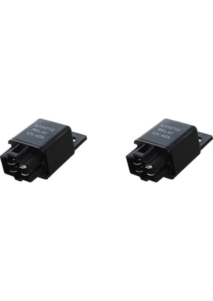 2x Otomotiv Röleleri Normalde Açık Röle Anahtarı Değiştirme Rölesi 40A 12V 360W (Yurt Dışından)