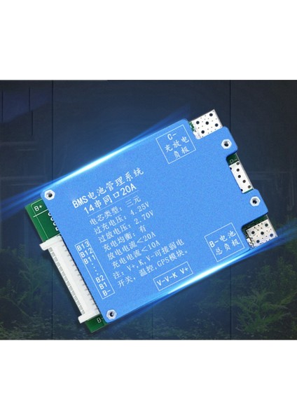 Escooter Için 18650 Bms 14S 40A 52V Li-Ion Ortak Bağlantı Noktası Şarj Pedi, Ntc Sıcaklık Koruması ile (Yurt Dışından) modelleri