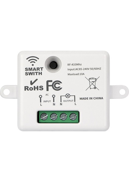 Kablosuz Akıllı Anahtarı Işık 433 Mhz Rf Uzaktan Kumanda ile Anahtarı Mini Röle Alıcı 220 V Ev LED Işık Lamba Fanı (Yurt Dışından) fiyatları