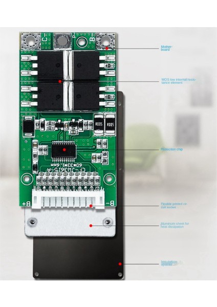 Bms 10S 15A 36V 18650 Lityum Şarj Denge Kurulu Kamu Bağlantı Noktası Elektrikli Bisiklet Için Kısa Devre Koruması (Yurt Dışından) modelleri