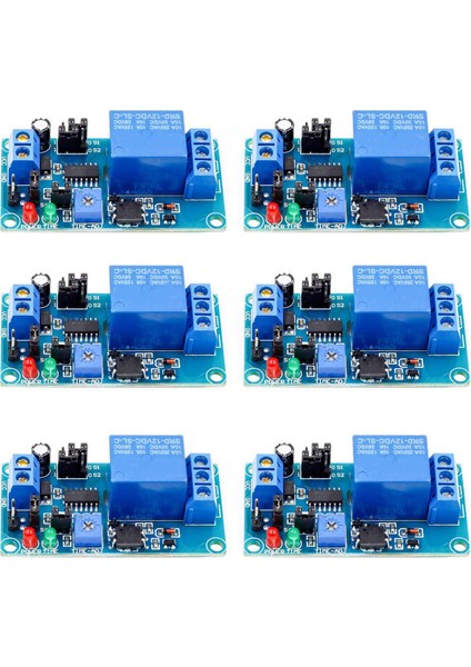 6x 12V Dc Gecikme Rölesi Gecikme Açma / Gecikme Kapatma Anahtarı Zamanlayıcılı (Yurt Dışından)