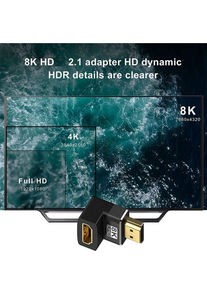 Adet HDMI Uyumlu 2.1 Genişletici Xbox One Ps4 Dizüstü Bilgisayar Için Tv Çubuk Mini Pc Anahtarı (Yurt Dışından)