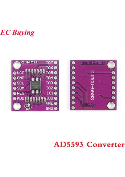 AD5593 Dönüştürücü Adc/dac Yapılandırılabilir 12 Bit Analog-Dijital Dönüştürücü 8 Kanallı (Yurt Dışından)