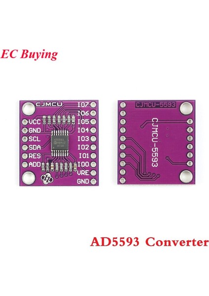 AD5593 Dönüştürücü Adc/dac Yapılandırılabilir 12 Bit Analog-Dijital Dönüştürücü 8 Kanallı (Yurt Dışından)